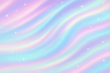 パステルなオーロラの背景画像01