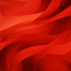 Engaging red background showcasing overlapping wavy forms, perfect for conveying energy, passion, and innovation
