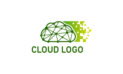 cloud tech logo designs template