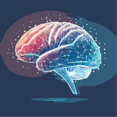 Glowing neural web showing AI-driven intelligence, brain-like connections, and deep learning signals across a futuristic digital environment with a dark sci-fi look-generative AI