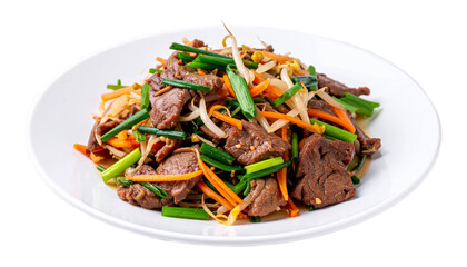 Stir-fried liver and chives	
