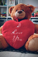 teddy bear with heart