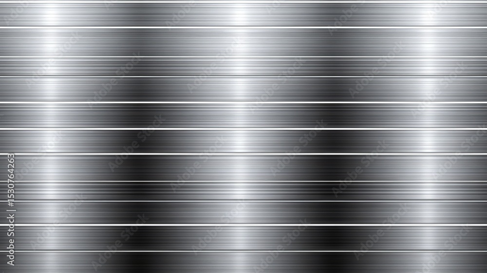 Poster shiny metallic surface texture with shimmering reflections and elegant industrial design patterns