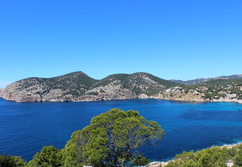 Naklejka premium Camp de Mar Malloca Landschaft , Südwesten von Mallorca Balearen Insel Spanien