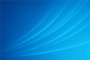 Abstract sky blue gradient smooth light lines background. Vector illustration .