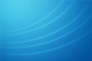Abstract sky blue gradient smooth light lines background. Vector illustration .