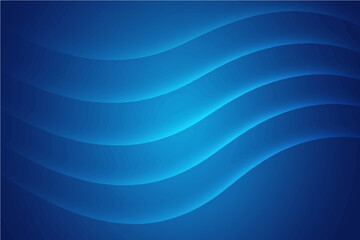 Abstract sky blue gradient smooth light lines background. Vector illustration .