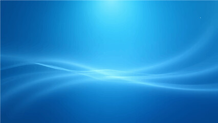 Obraz premium Abstract sky blue gradient smooth light lines background. Vector illustration .