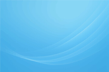 Abstract sky blue gradient smooth light lines background. Vector illustration .