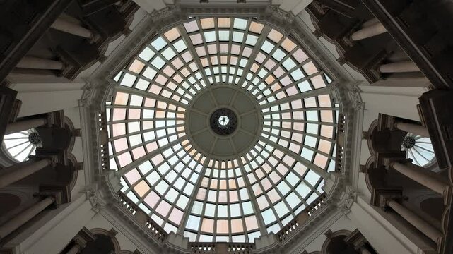 Looking up at Tate Britain, London, United Kingdom