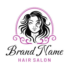 beauty logo. for hair care salon