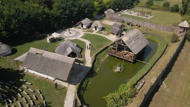 Discover Keltsko selo and its traditional architecture in a serene natural setting