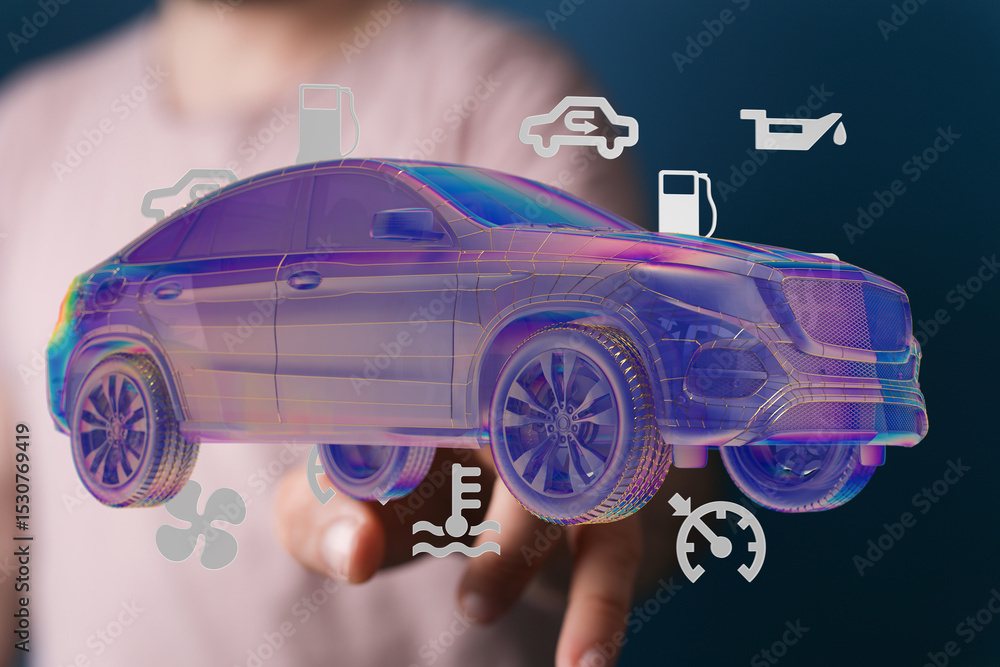 Poster Learn about car maintenance, diagnostics, and troubleshooting using digital tools.  Improve your car's health.