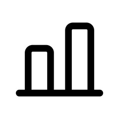 bar chart line icon