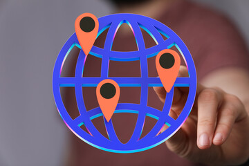 Illustrates worldwide connectivity.  Ideal for global business, networking, and technology concepts.