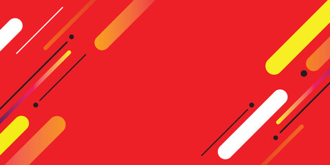 Abstract red background with geometric shapes and gradient elements for modern design projects