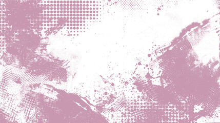 Abstract pink and white grunge texture with halftone effect artistic background for creative design projects