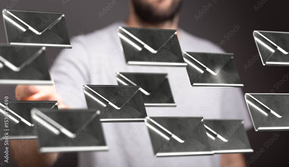 Aufkleber Streamline your inbox with efficient email management techniques.  Organize, prioritize, and conquer your email overload.