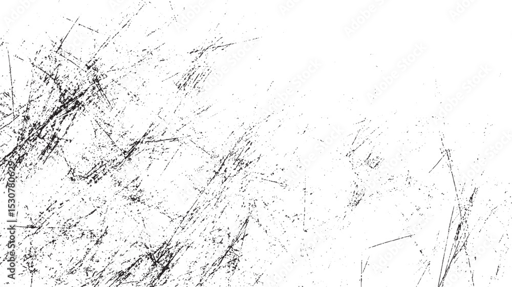 Poster grunge overlay texture featuring scratched lines and distressed marks on a white background for desi
