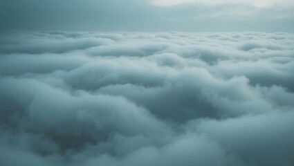 Obraz premium Close-up of grey gloomy clouds with textured cloudy background