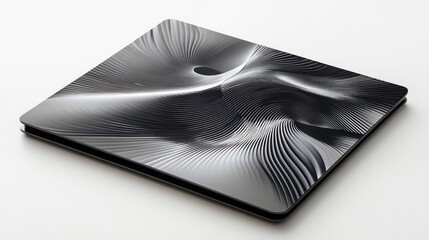 Sleek, abstract design on a rectangular object