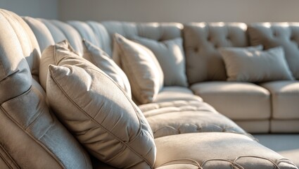 Obraz premium Detailed shot of sofa