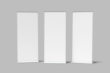 Roll Up banner blank mockup