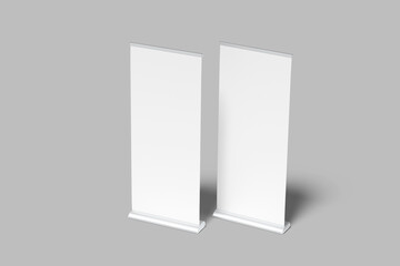 Roll Up banner blank mockup