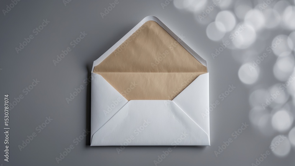 Poster blank paper envelopes for your design. front and back view envelopes mockup for your project.