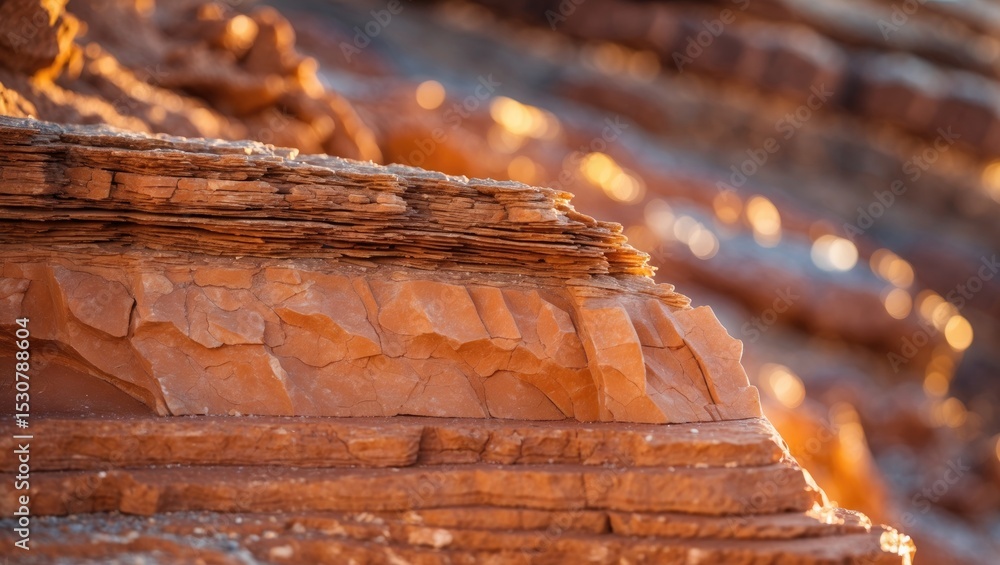 Aufkleber background featuring patterns and details of a brown textured mineral rock layer.