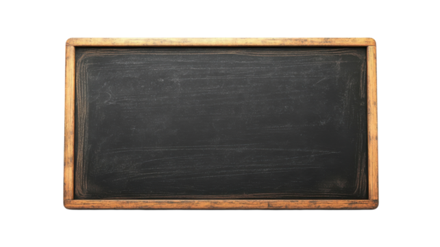 A clean chalkboard awaits use, perfect for sharing ideas and lessons in a vibrant classroom during the morning