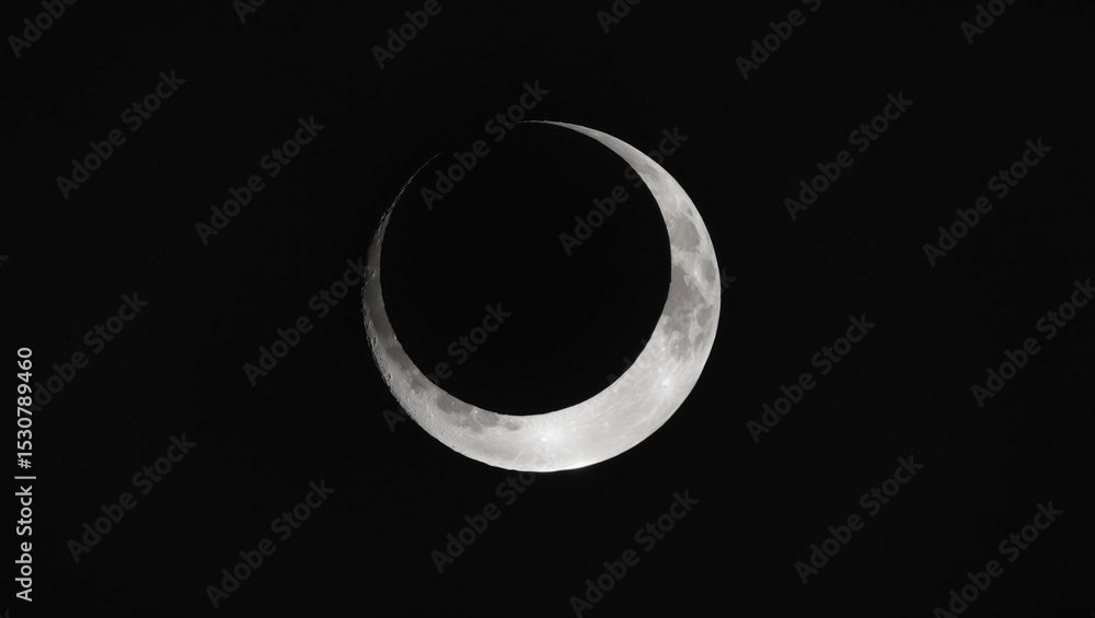 Aufkleber close up of a studio reconstruction of the eclipse utilizing a bright flashlight, a round cap, and a