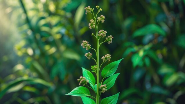 Chenopodium album, an edible plant, is commonly known by names such as lamb's quarters, melde, goosefoot, white goosefoot, wild spinach, bathua, and fat-hen.