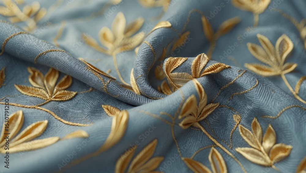 Poster close-up image of textured fabric showcasing intricate pattern.