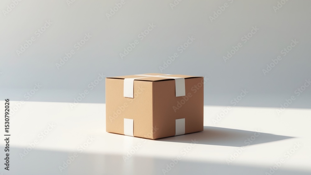 Poster box on white background with a clean and simple design