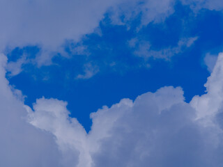 blue sky and white clouds background