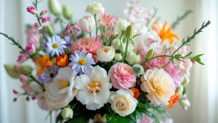 Beautiful flowers in full bloom showcasing vibrant colors and delicate petals.