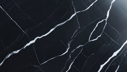 Abstract natural marble with black and white coloration, featuring a textured background with black marble patterns.