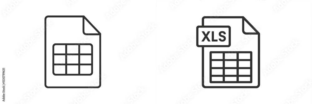 Poster Files showing data formats for spreadsheets in a clean, minimalistic design