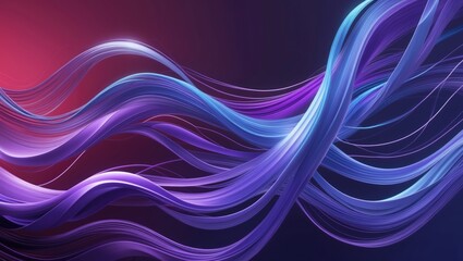 Abstract background featuring pink and blue wave design - vibrant glossy wave with lines formed through the blend tool.