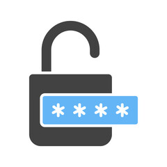 Unlock icon vector image. Suitable for mobile apps, web apps and print media.