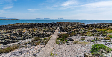 walking around Abberfraw Anglesey North Wales