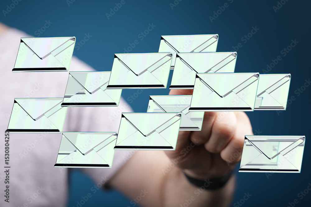 Fototapete Streamline your inbox.  Tips and tricks for efficient email management.