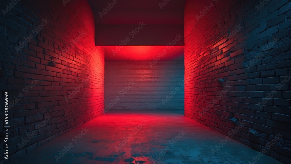 Poster background of an empty room with minimal decor and natural lighting.