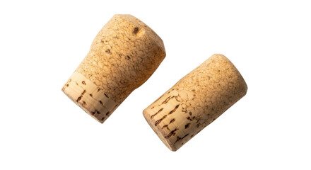 Isolated Pair of Wine Corks