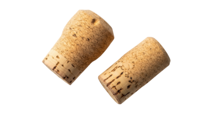 Isolated Pair of Wine Corks