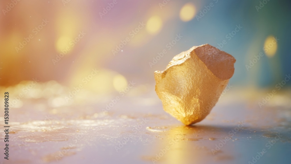 Poster abstract blurred background featuring gold gradient and subdued surface