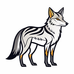 Obraz premium fox vector illustration