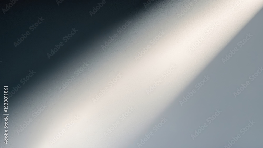 Aufkleber abstract light and shadow on wall featuring various patterns and contrasts.