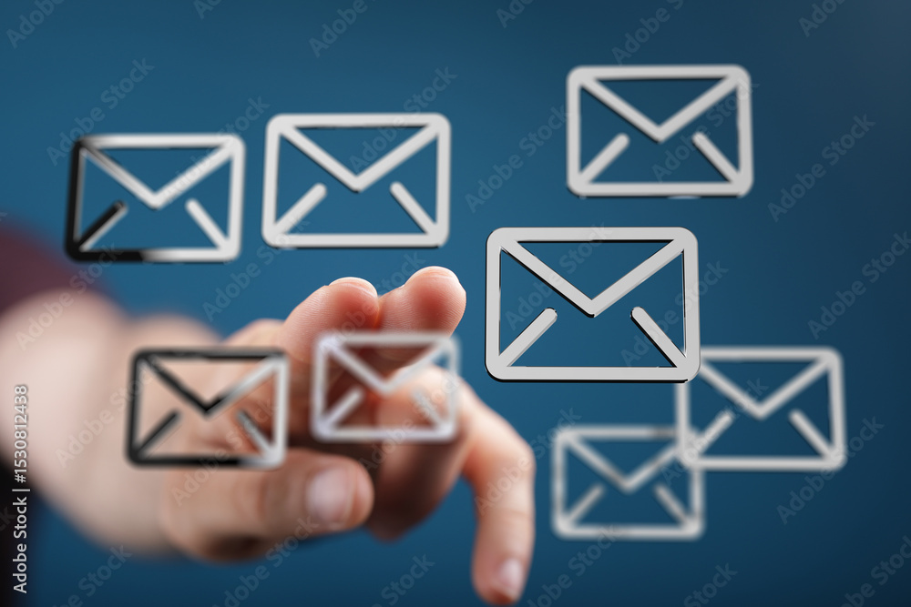 Poster Efficient email management.  Streamline your inbox with ease.